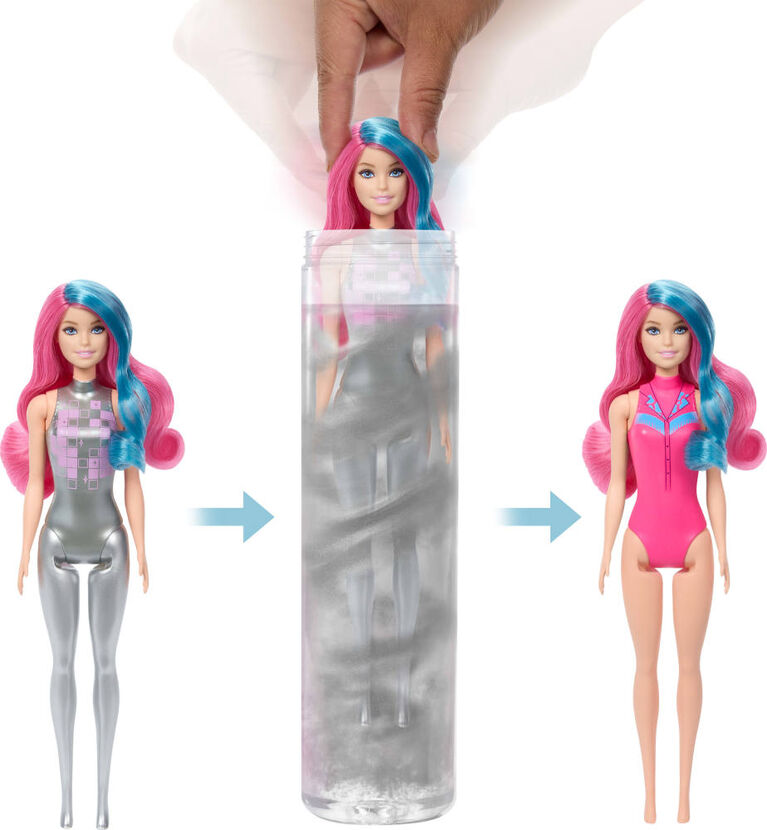 Barbie POP Reveal – Série Frappés – Poupée parfumée avec surprises et animal