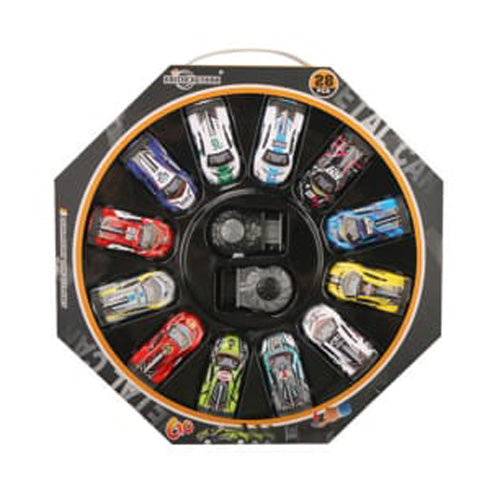 Set de 12 Voitures Miniatures en Métal Moulé