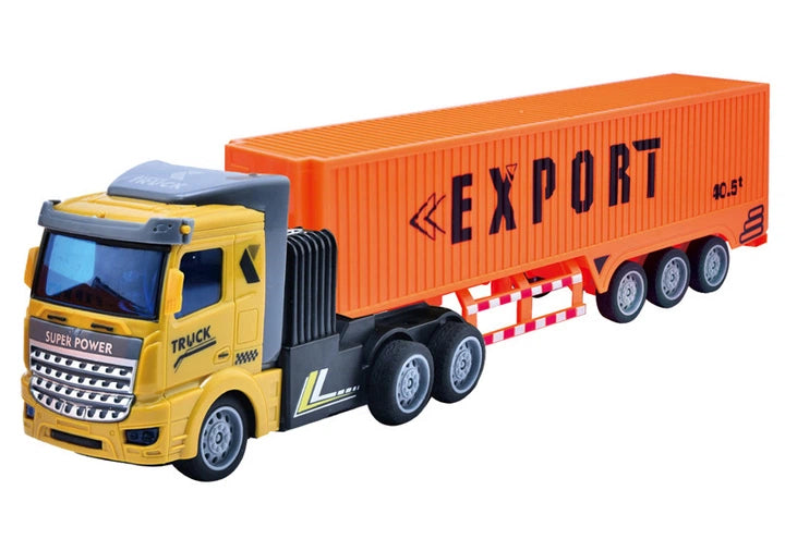 Camion RC avec Remorque Télécommandé 27 MHz – Échelle 1:48
