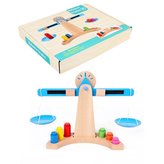 Jeu Éducatif Balance Montessori en Bois