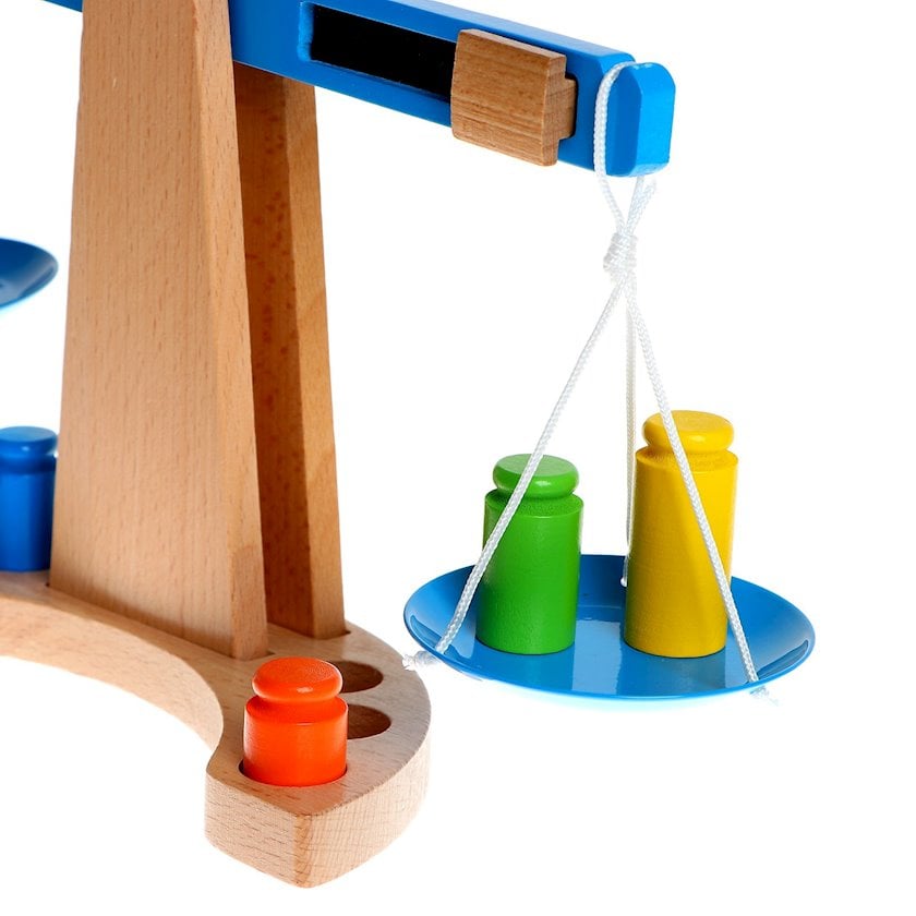 Jeu Éducatif Balance Montessori en Bois