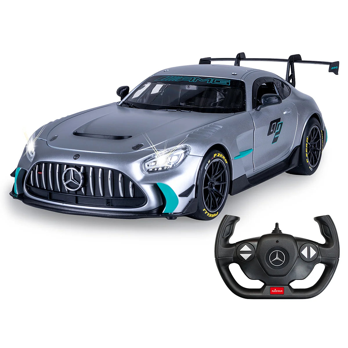 Mercedes-AMG GT2 Radiocommandée 1:14 Argent – RASTAR