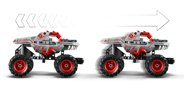 LEGO® Technic 42200 - Monster Jam® ThunderROARus™ à Rétrofriction