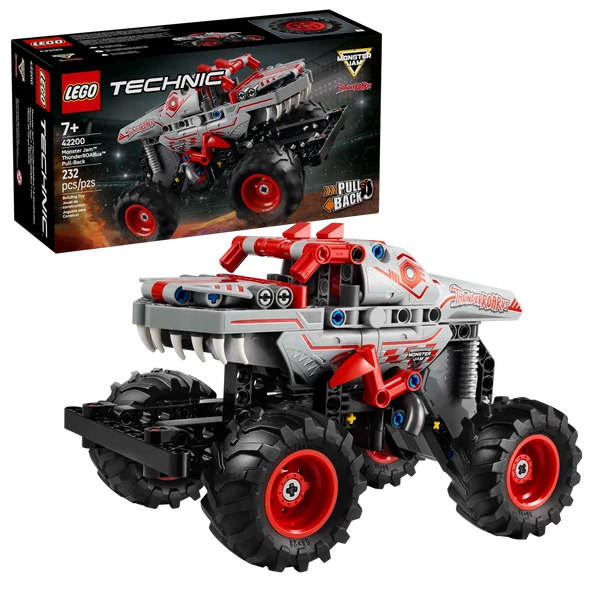 LEGO® Technic 42200 - Monster Jam® ThunderROARus™ à Rétrofriction