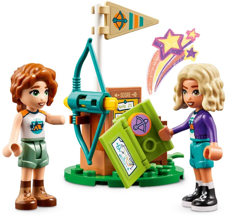 LEGO® Friends – Stand de tir à l’arc à la base de loisirs