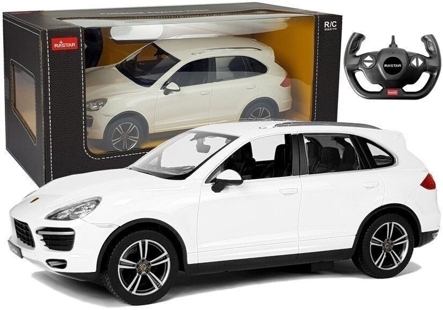 Voiture radiocommandée Porsche Cayenne Turbo (1:14) – Rastar