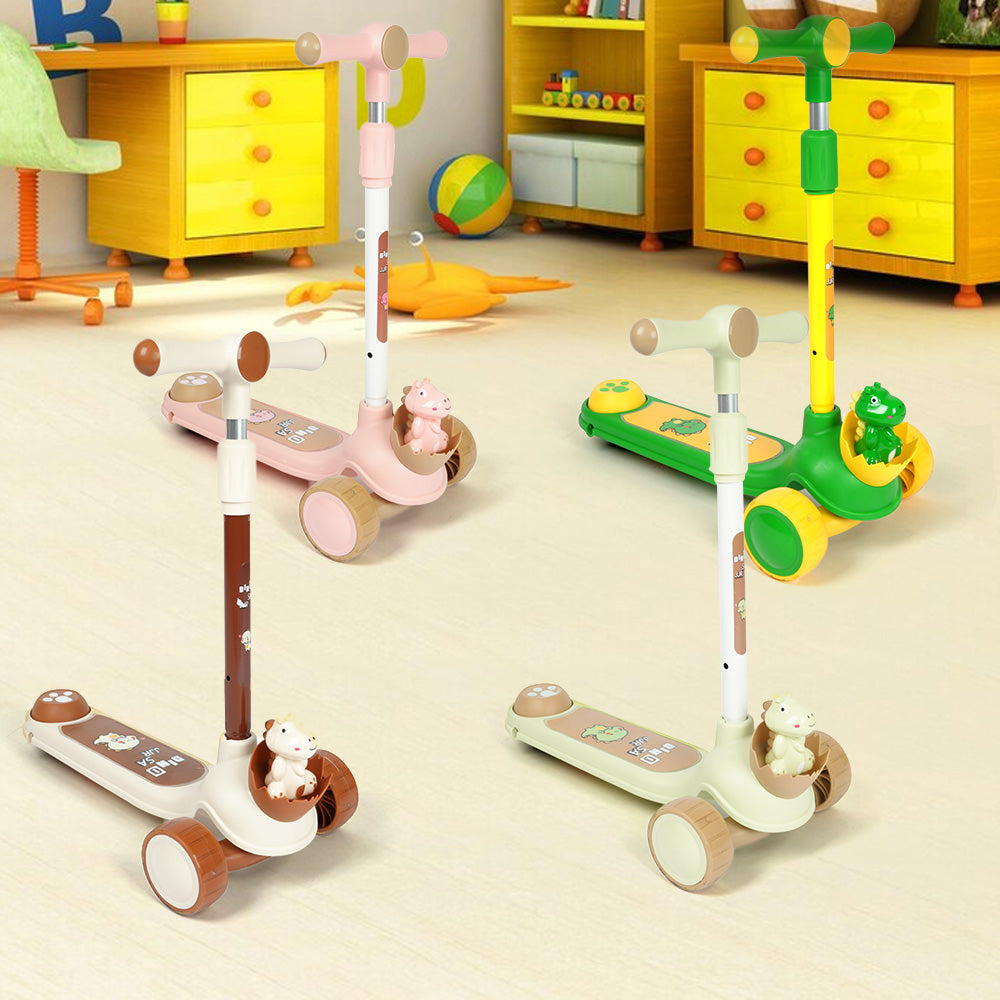 Trottinette Enfant à 3 Roues avec Dinosaur – 3A+