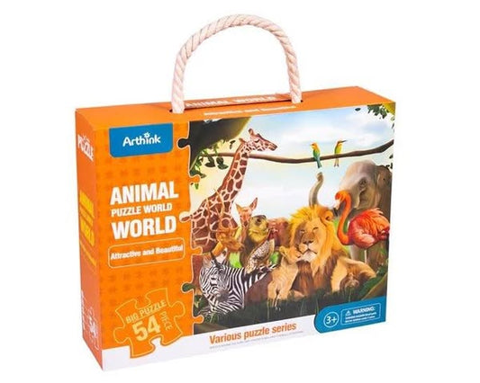 Animal Puzzle World (54 pièces) – Arthink