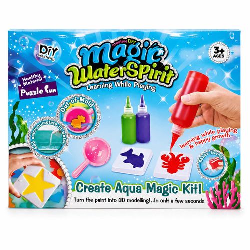 Magic Water Spirit Kit – Kit Créatif Aqua Magic 3D - Bleu