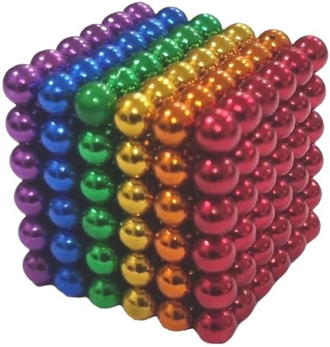 Magnetic Rainbow Balls – 216 Pièces (5 mm)