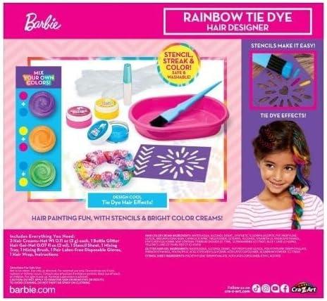 Barbie Rainbow Tie Dye Hair Designer – Cra-Z-Art