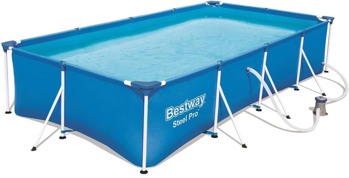 Piscine Hors Sol Rectangulaire – Bestway Steel Pro™ 400 x 211 x 81 cm