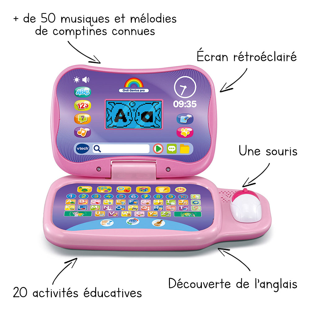 Ordi Genius Pro Rose VTech