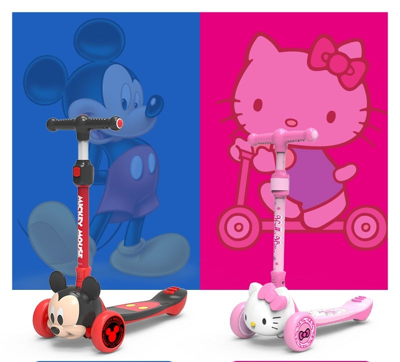 Trottinette Pliable 3D Disney – Mickey & Hello Kitty – Disney