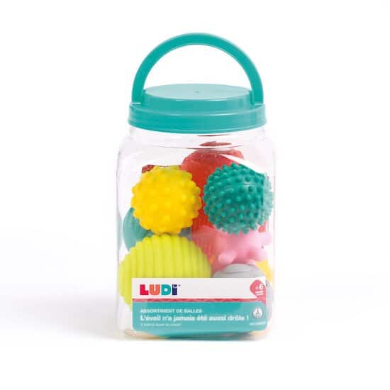 Ludi 8 Balles d’Éveil Multicolore