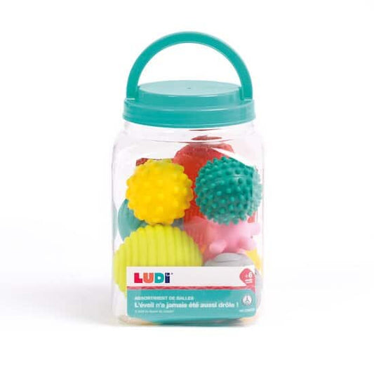 Ludi 8 Balles d’Éveil Multicolore