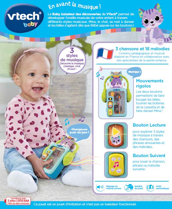 Baby Baladeur des Découvertes VTech