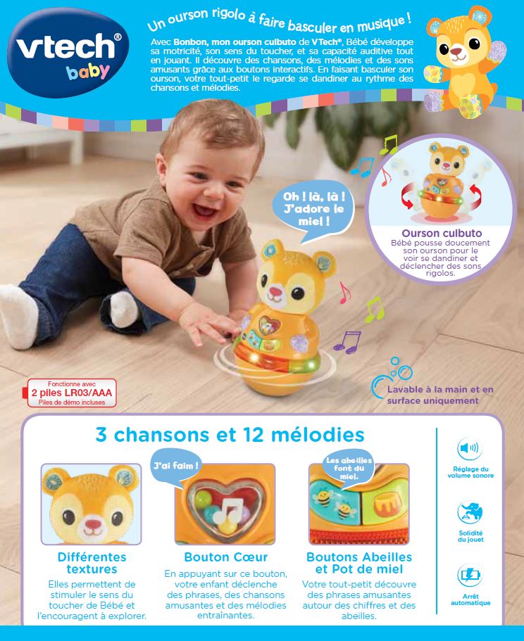Bonbon, Mon Ourson Culbuto VTech
