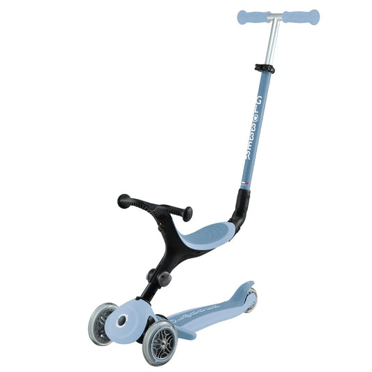Trottinette évolutive GO UP Activ' Eco Lights 360° - Blueberry - Globber
