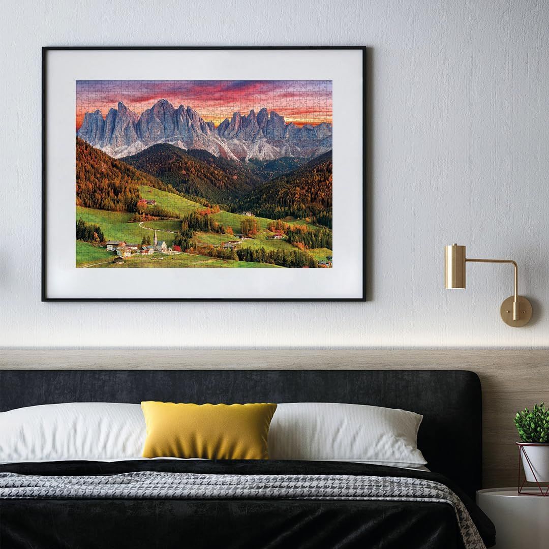 Puzzle 2000 pièces – Al Di Funes, Alpes Italiennes – Clementoni