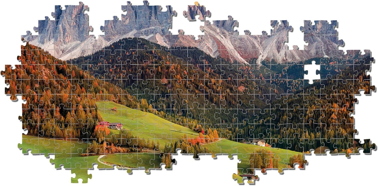 Puzzle 2000 pièces – Al Di Funes, Alpes Italiennes – Clementoni