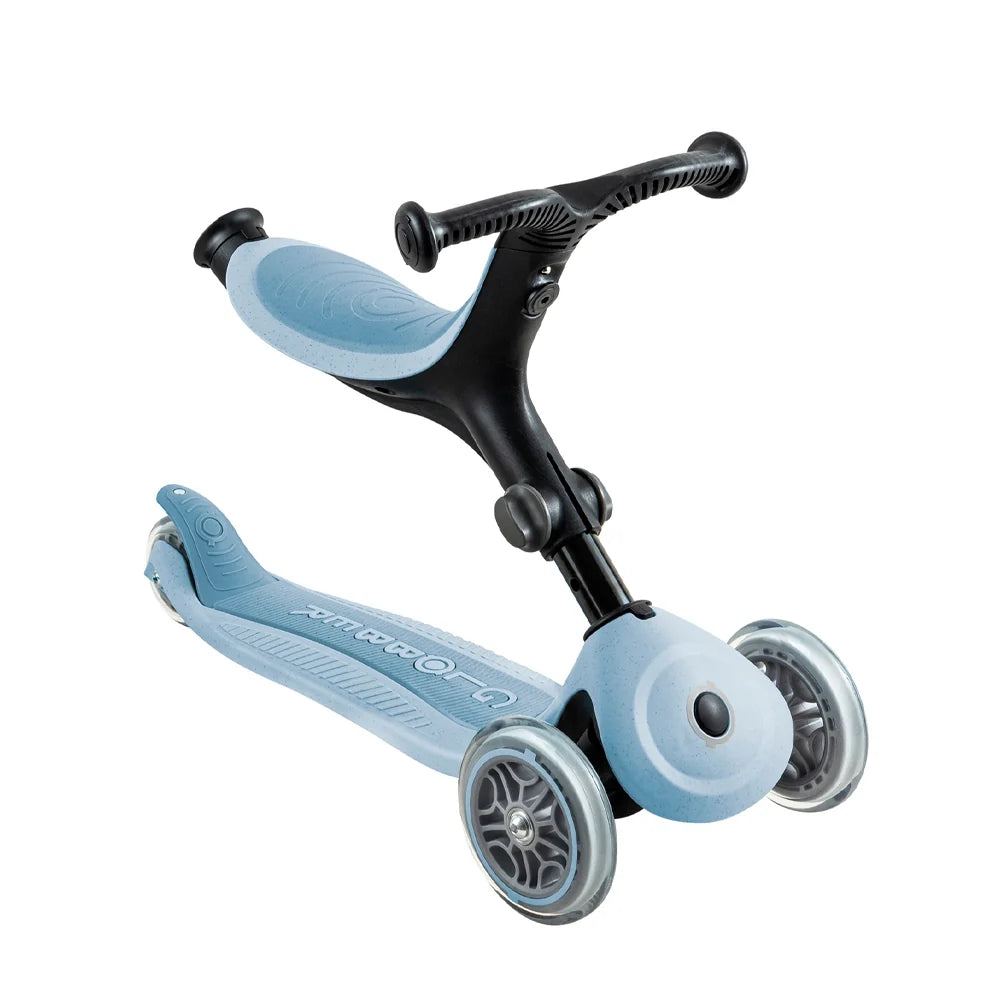 Trottinette évolutive GO UP Activ' Eco Lights 360° - Blueberry - Globber