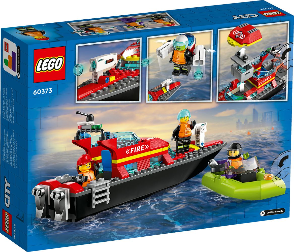 LEGO® City – Le bateau de sauvetage des pompiers