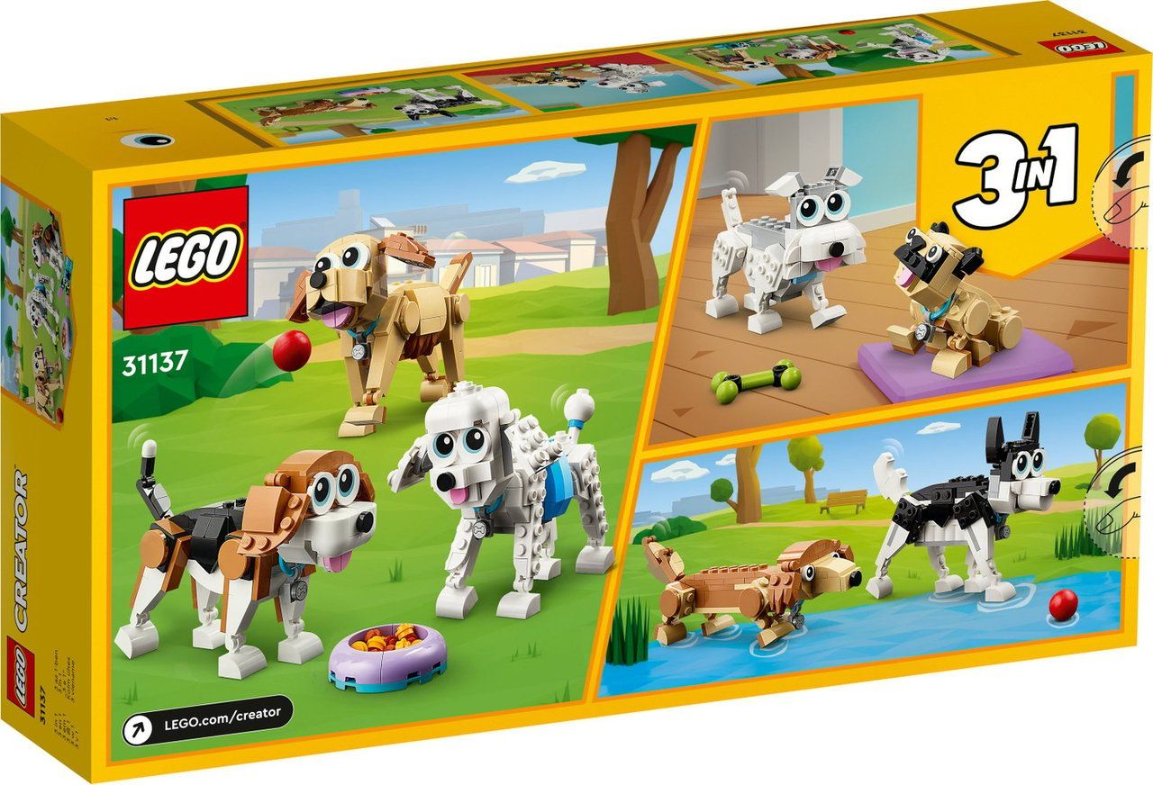 LEGO® Creator 3-en-1 – Adorables Chiens