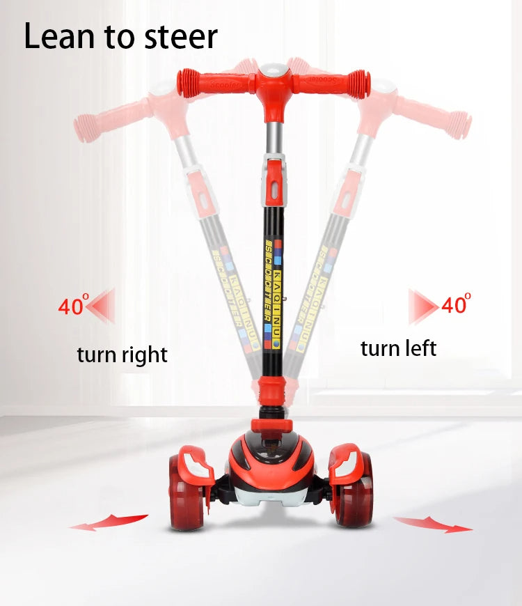 Trottinette à 3 Roues pour Enfants - KiScooter