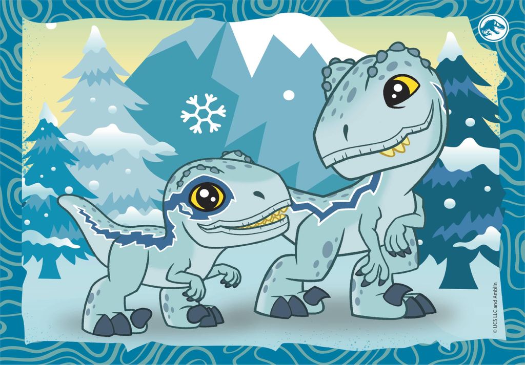 Puzzle 4 en 1 – Jurassic World – Clementoni