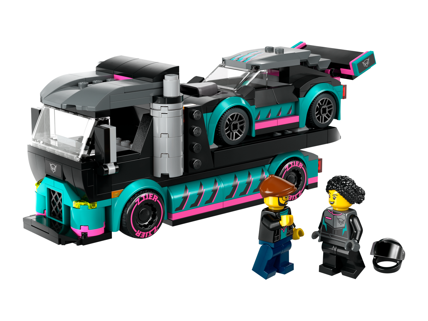 LEGO® City – La Voiture de Course et le Camion de Transport