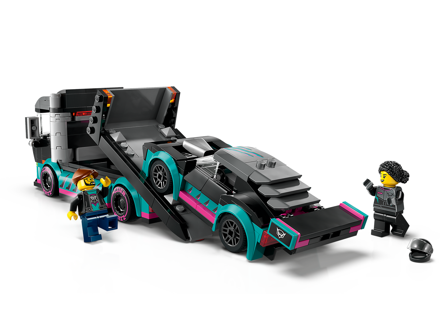 LEGO® City – La Voiture de Course et le Camion de Transport