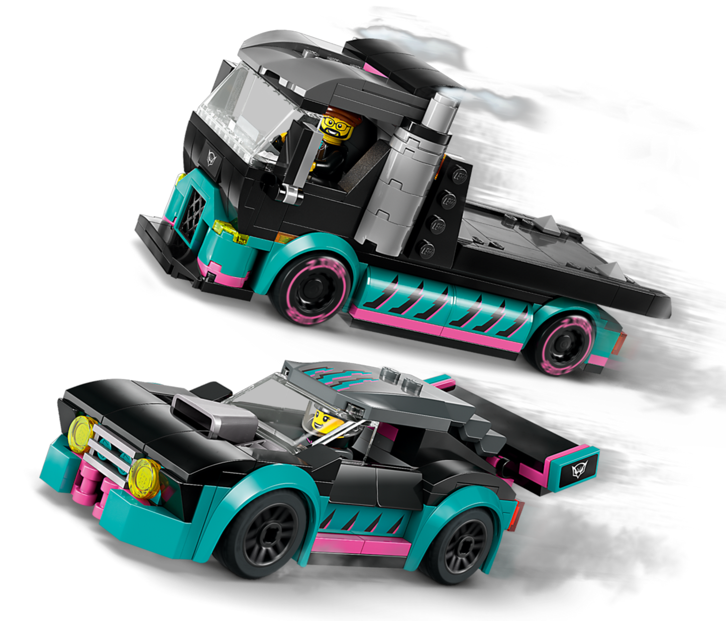 LEGO® City – La Voiture de Course et le Camion de Transport