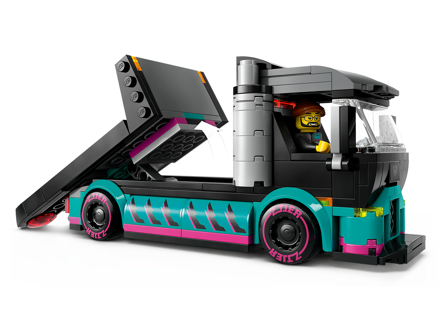 LEGO® City – La Voiture de Course et le Camion de Transport