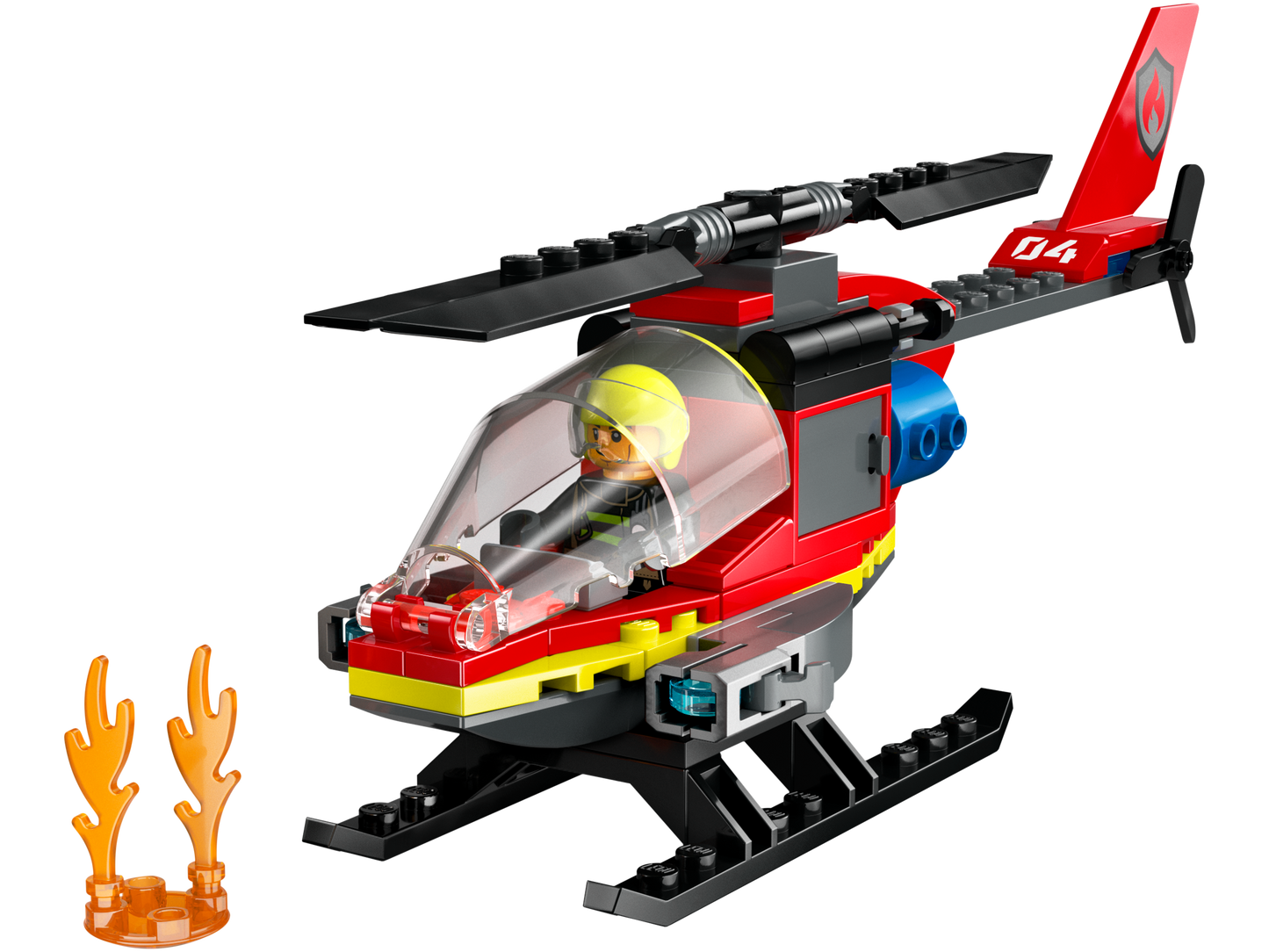 L’hélicoptère de secours des pompiers - LEGO® City