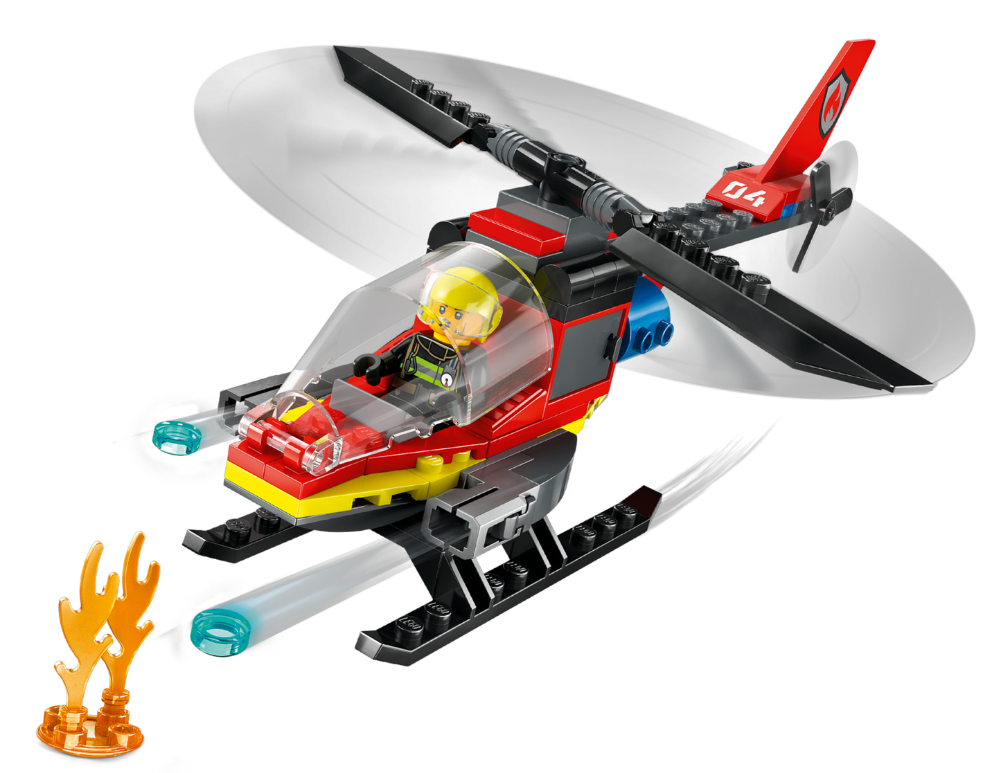 L’hélicoptère de secours des pompiers - LEGO® City