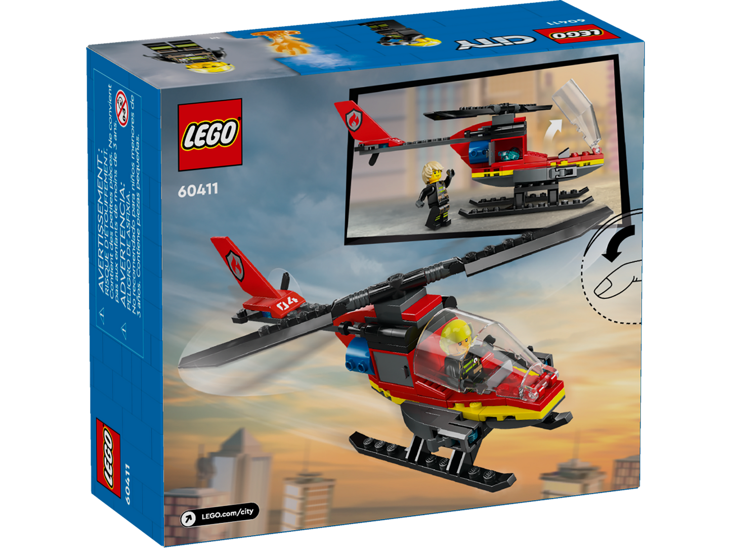 L’hélicoptère de secours des pompiers - LEGO® City