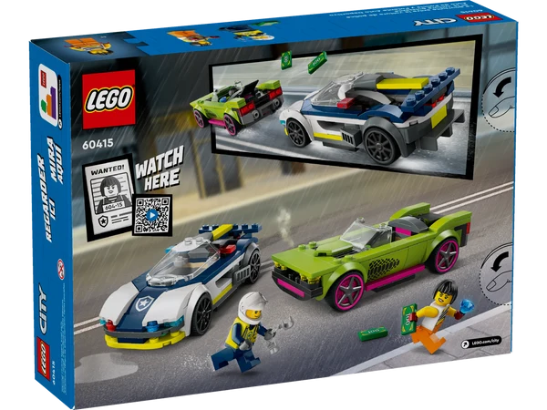 LEGO® City 60415 - La Course-Poursuite de la Voiture de Police