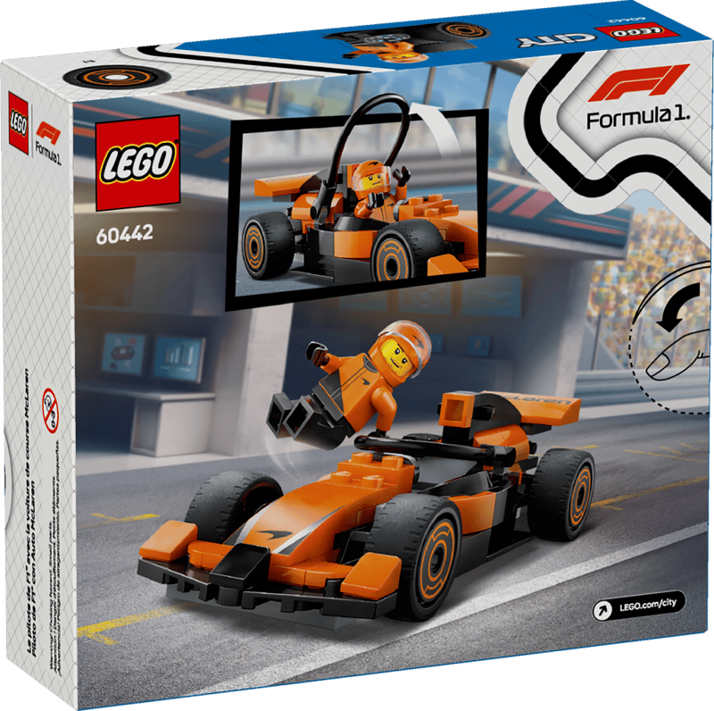 LEGO® City 60442 - Le Pilote F1® et sa Voiture de Course McLaren