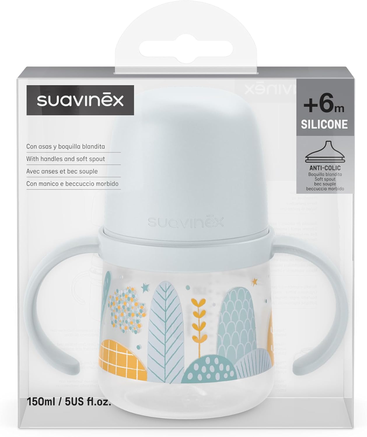 Biberon d’Apprentissage Suavinex First 150 ml – Dès 6 mois
