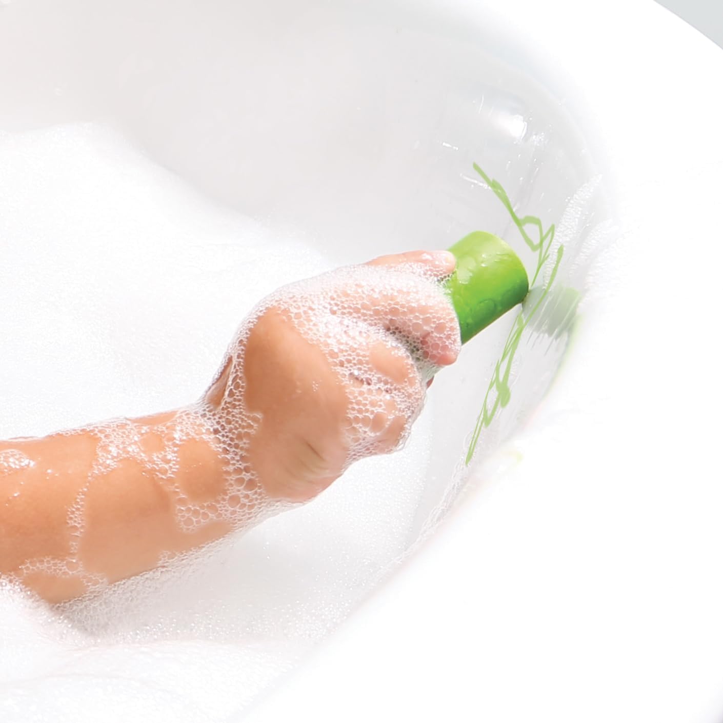 Crayons pour le Bain avec Support Crocodile en Mousse 10M+ - LUDI