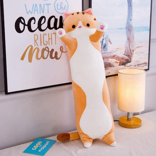 Oreiller peluche chat mignon – 90 cm - 70cm