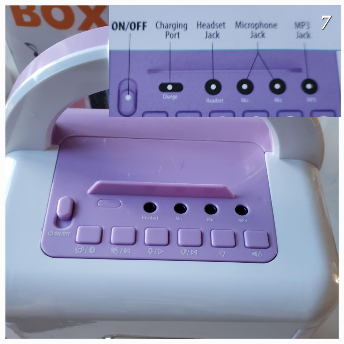 Machine de Karaoké BAKAM pour Enfants avec Microphones