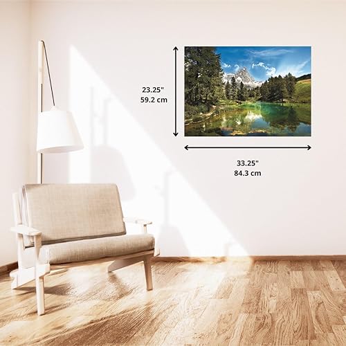 Clementoni Puzzle – Le Lac Bleu – 1500 Pièces