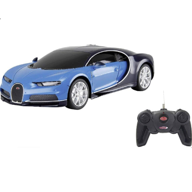 Voiture radiocommandée Bugatti Chiron 1:24 Bleu - Rastar
