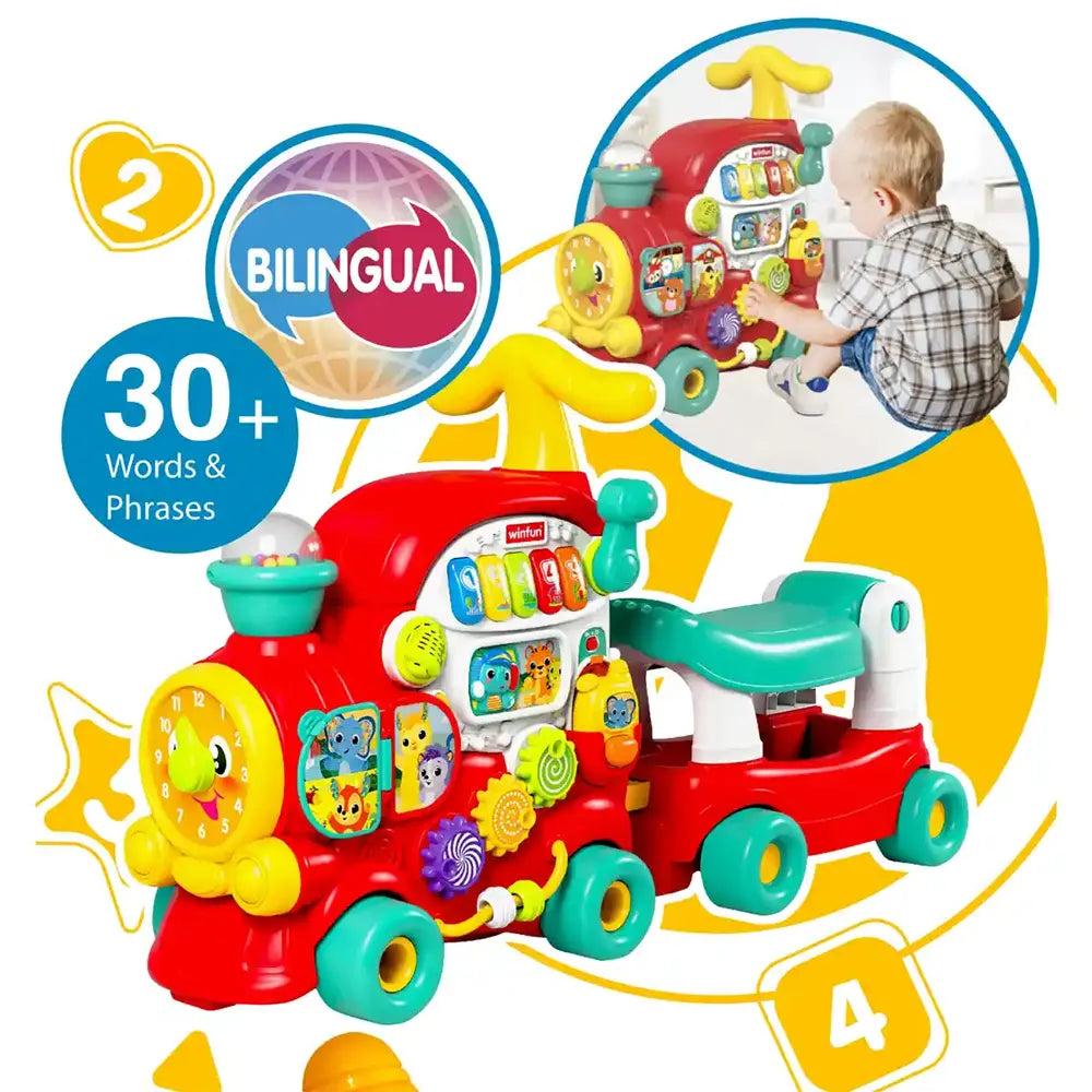 Train Trotteur d’Aventure 4 en 1 – Winfun (12M+)