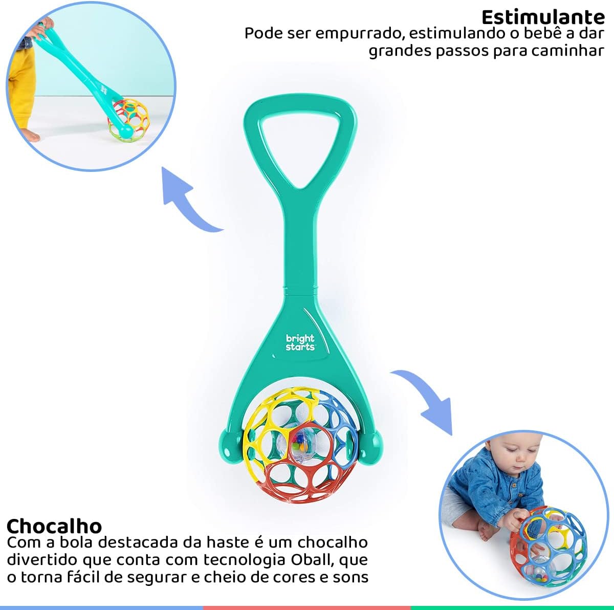 Bright Starts – Jouet Roller 2-en-1