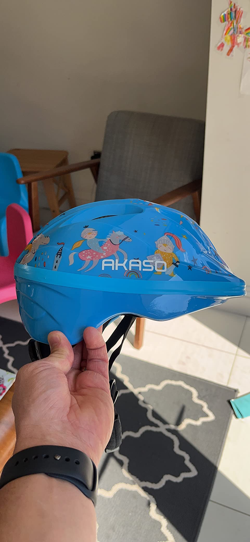 Casque de Vélo bleu pour enfants AKASO