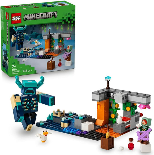LEGO Minecraft : L’Affrontement du Warden – Set de Construction 21274