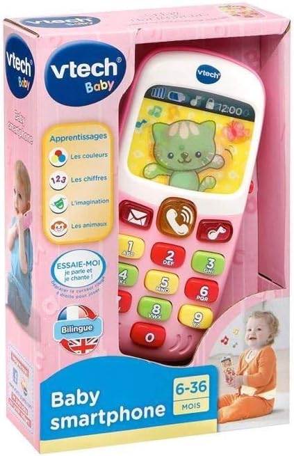 Baby Smartphone Bilingue Rose VTech